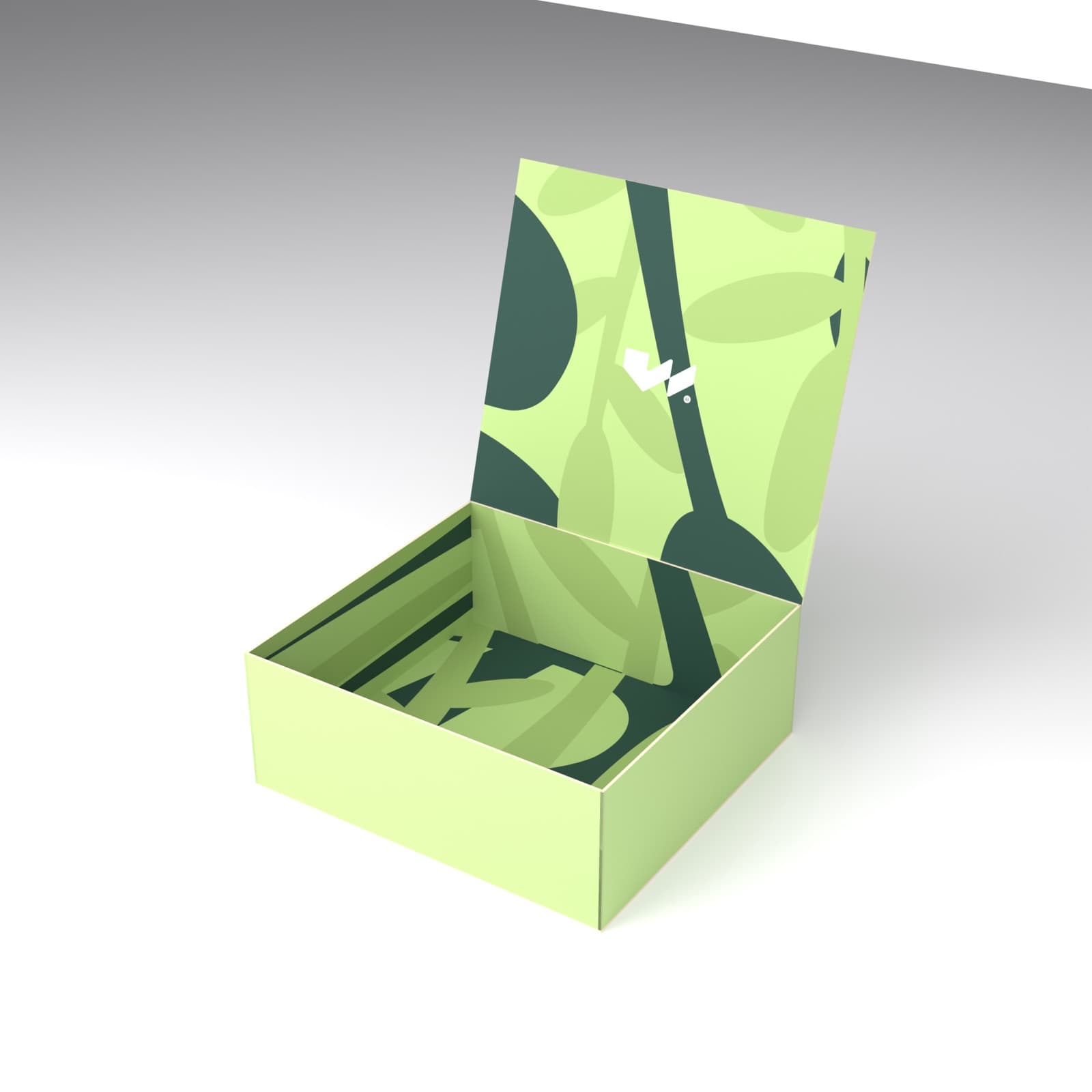 Mosticare Rondo Due packaging, open box revealing the printed interior